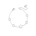 Floris‑Hollow Flower Mother‑of‑Pearl Delicate Bracelet