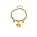 Blooming Heart Bracelet