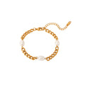 AURELIS Pearl Heritage Chain Bracelet