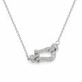 Anchora Shackle Necklace（Silver)