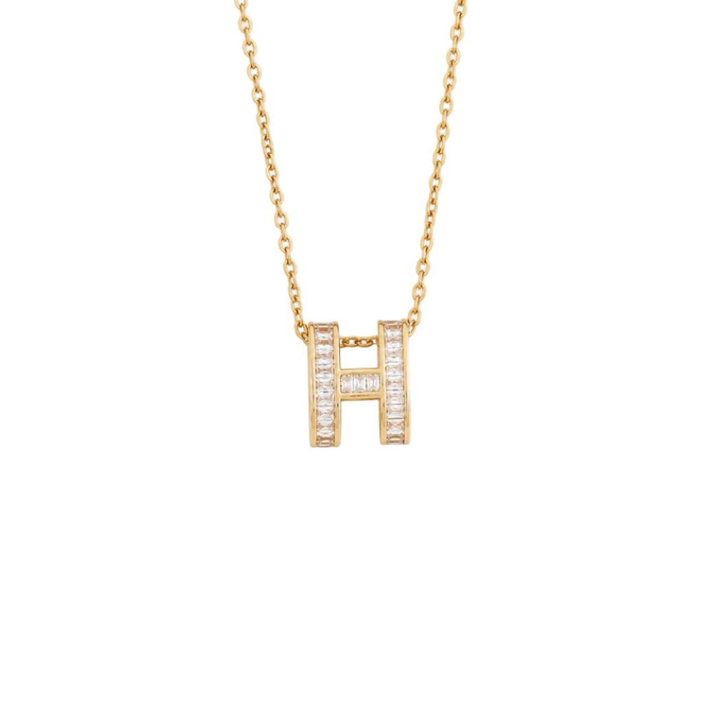 Helios H‑Sigil Dual‑Vibe Talisman Necklace