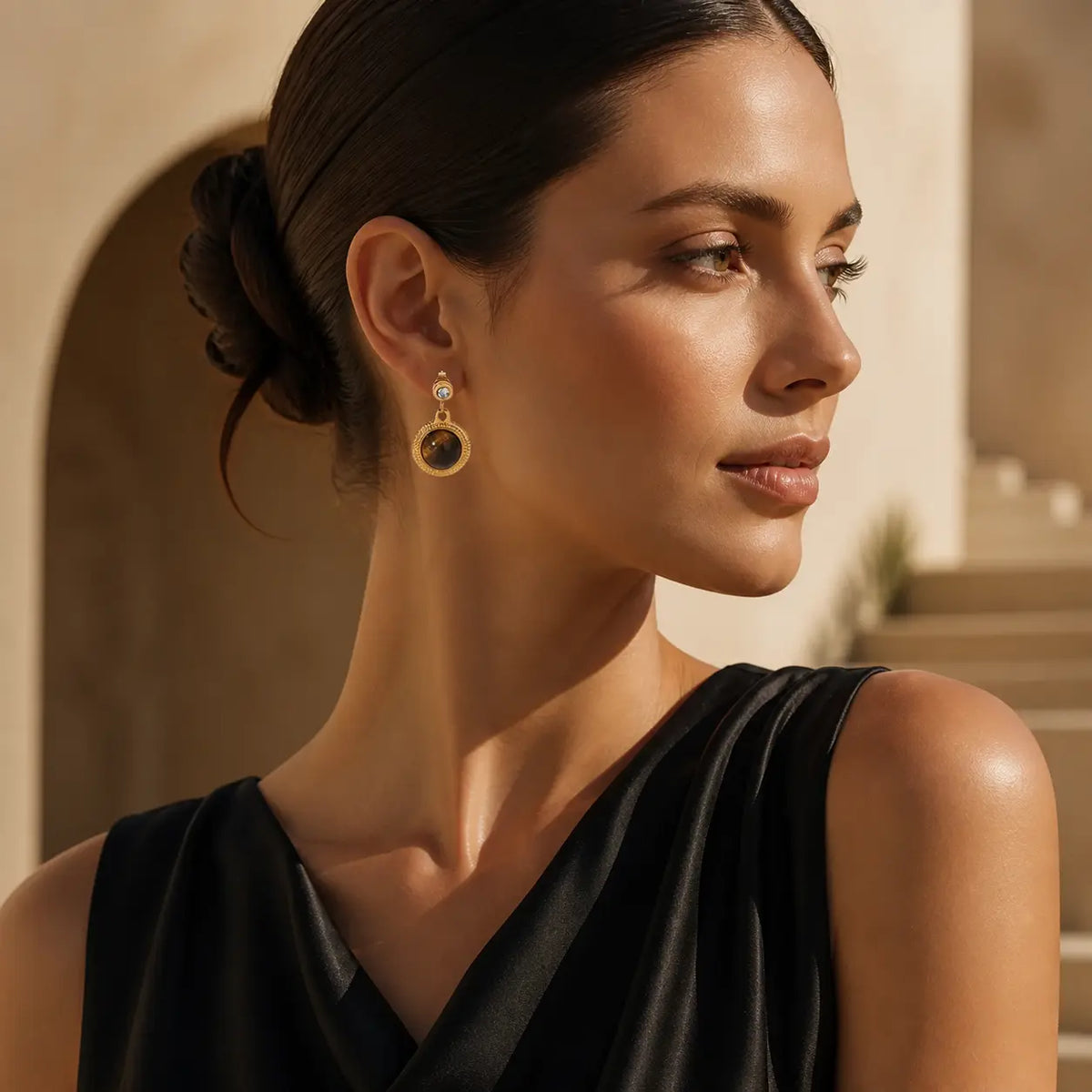 Tiger’s Eye Oracle Earrings