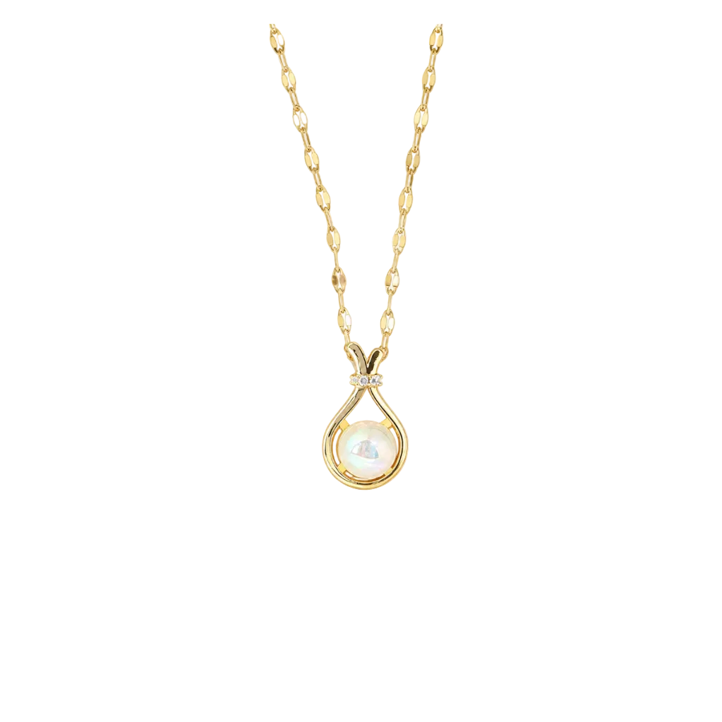 Lunar‑Vessel Moonstone Rebirth Talisman Necklace