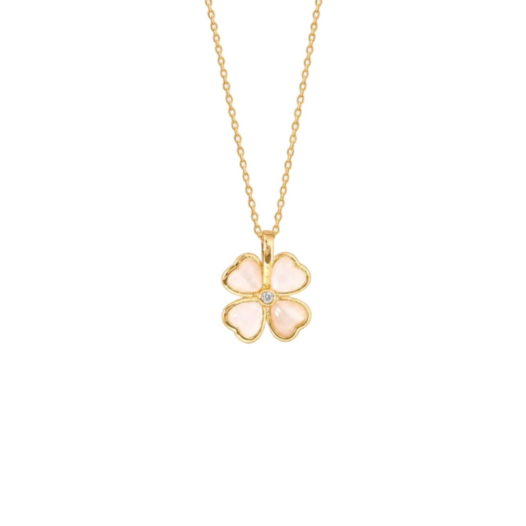 Cordialis Heart‑Leaf Clover Talisman Necklace
