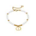 Diora‑Pearl CD Bracelet
