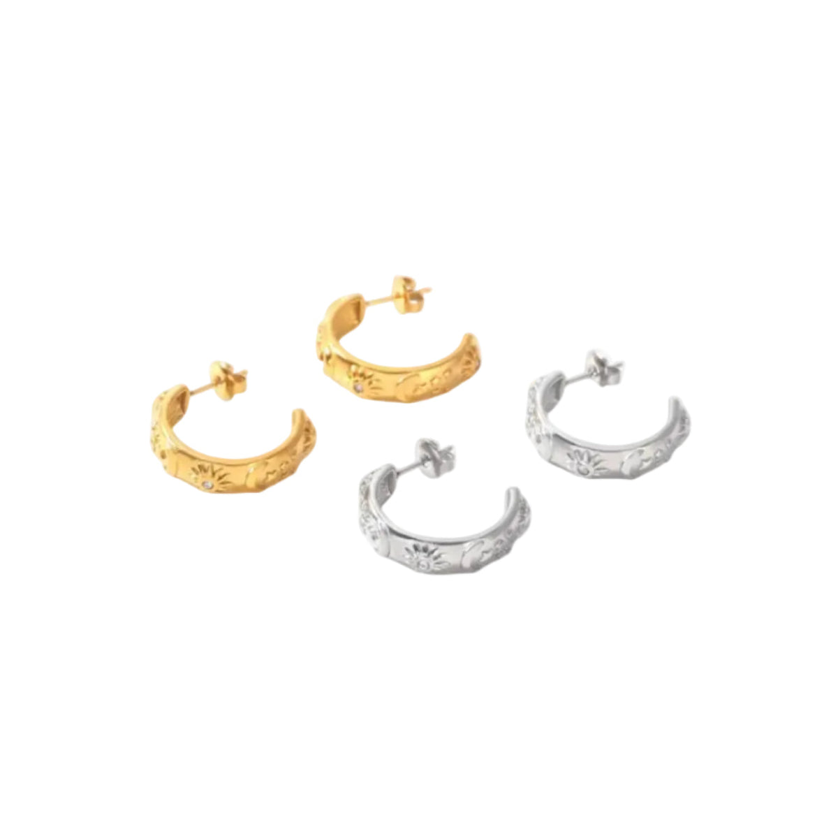 Celestial Bloom Hoops