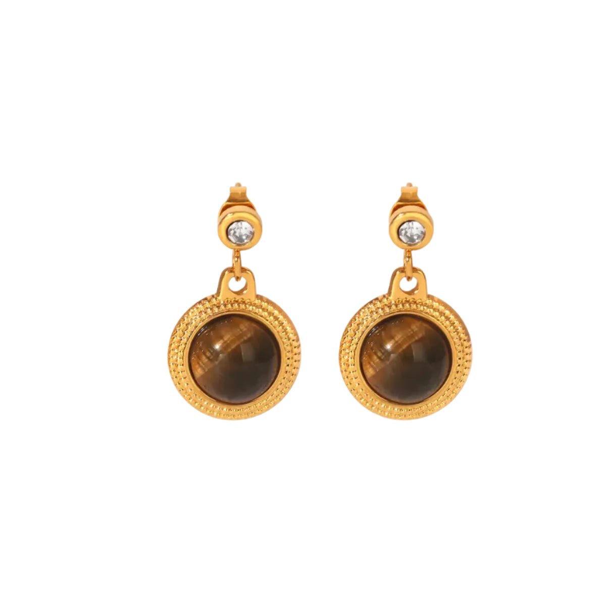 Tiger’s Eye Oracle Earrings