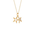 Stella‑Maris Twin Starfish Necklace