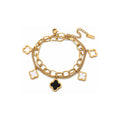 Quatrefoil‑Aura Bracelet
