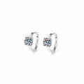 AURELIS Solitaire Crystal Hoop Earrings