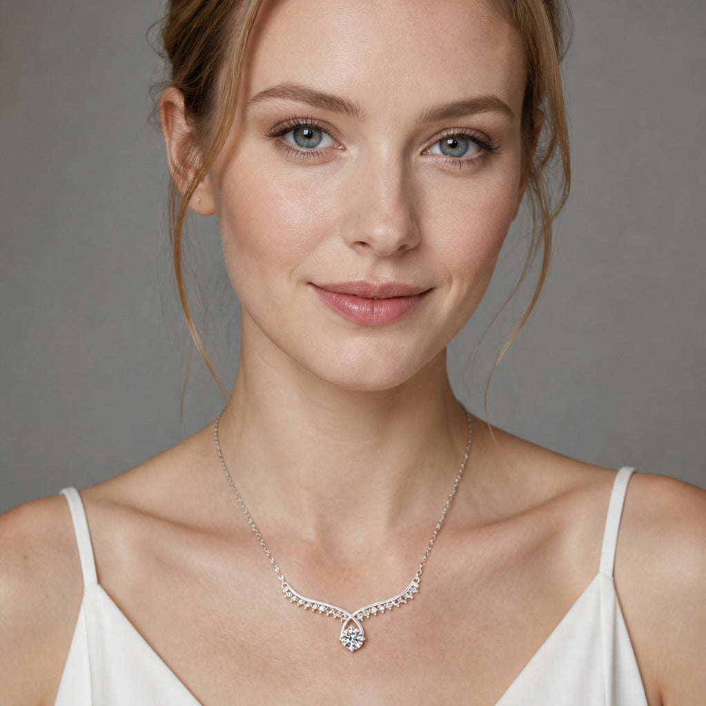AURELIS Luminous Teardrop Necklace