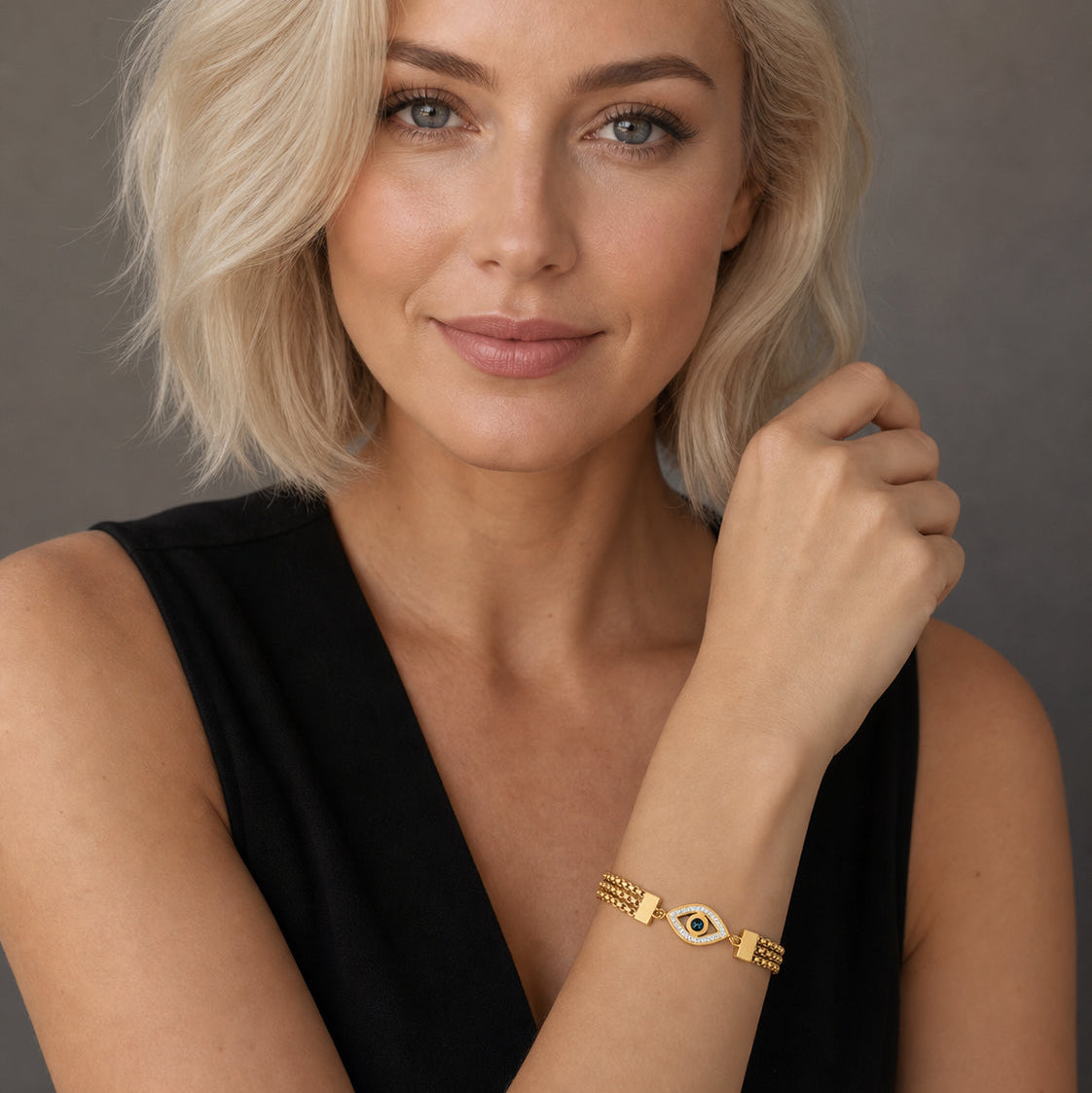 Lira‑Multi‑Layer Evil Eye Bracelet