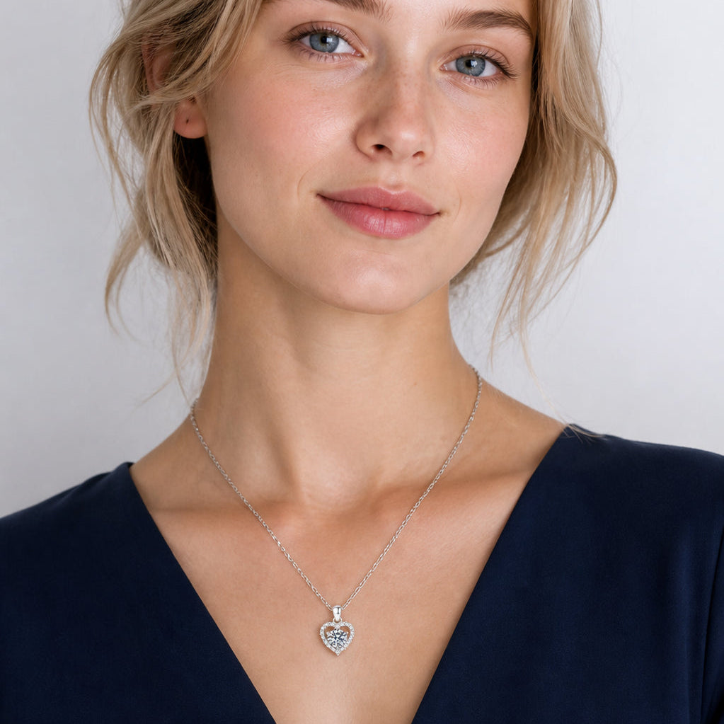 AURELIS Eternal Heart Crystal Necklace