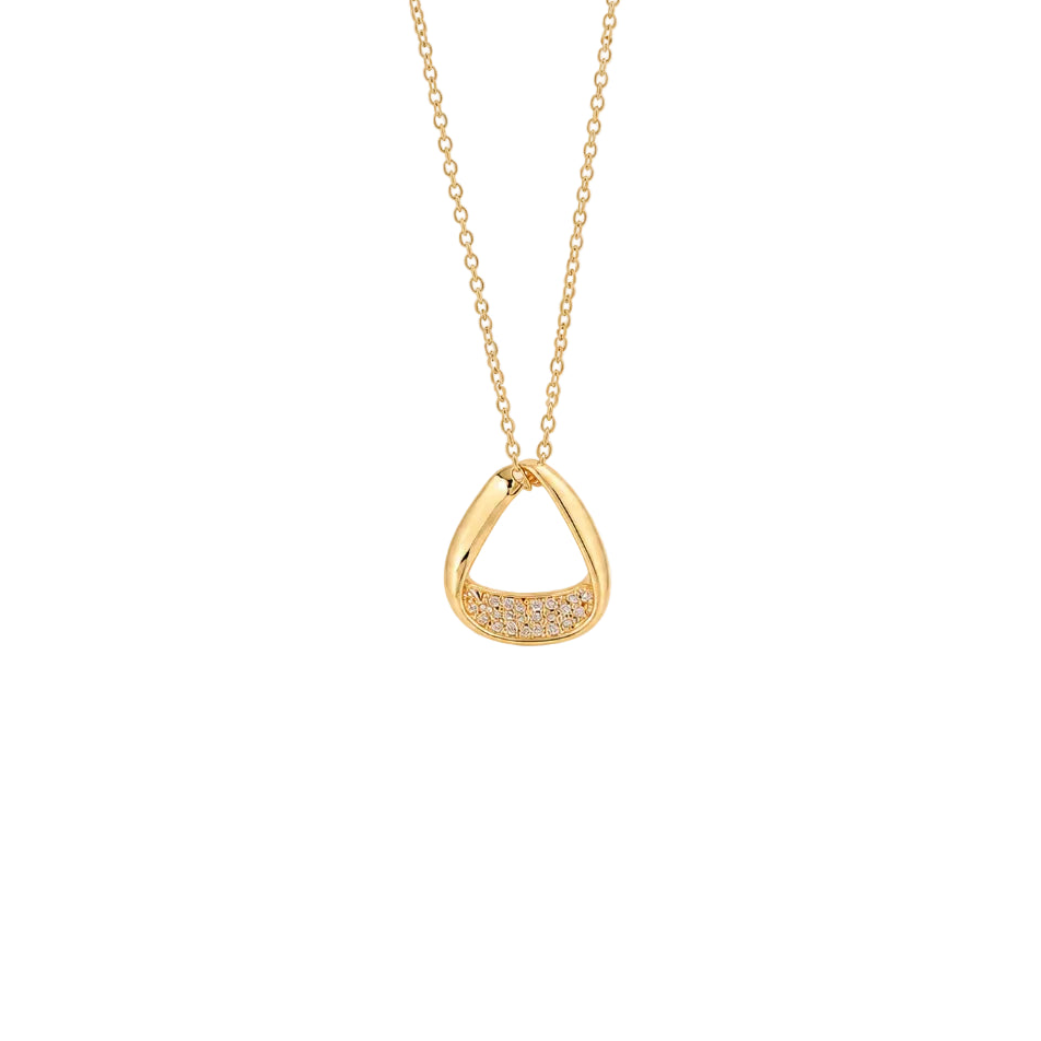 Trinara‑Lume Soft‑Triangle Inner‑Harmony Talisman Necklace